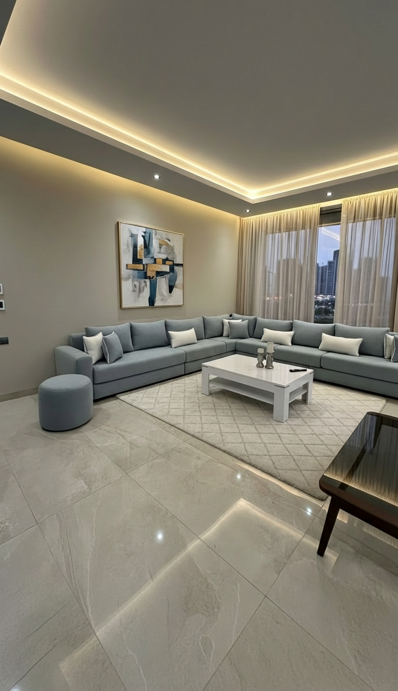 Salon Moderne de Luxe ( À partir de 1500 dirhams le mètre.) – Image 2