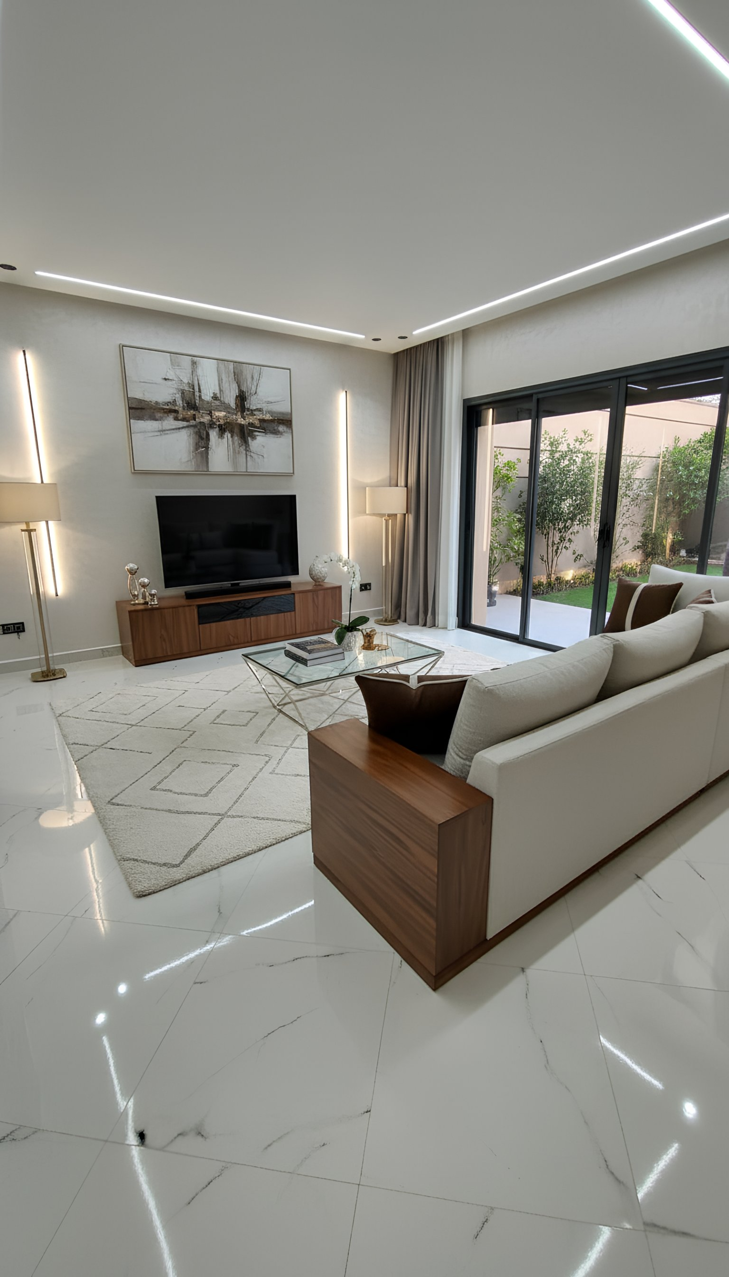 Salon Moderne ( À partir de 1500 dirhams le mètre.)