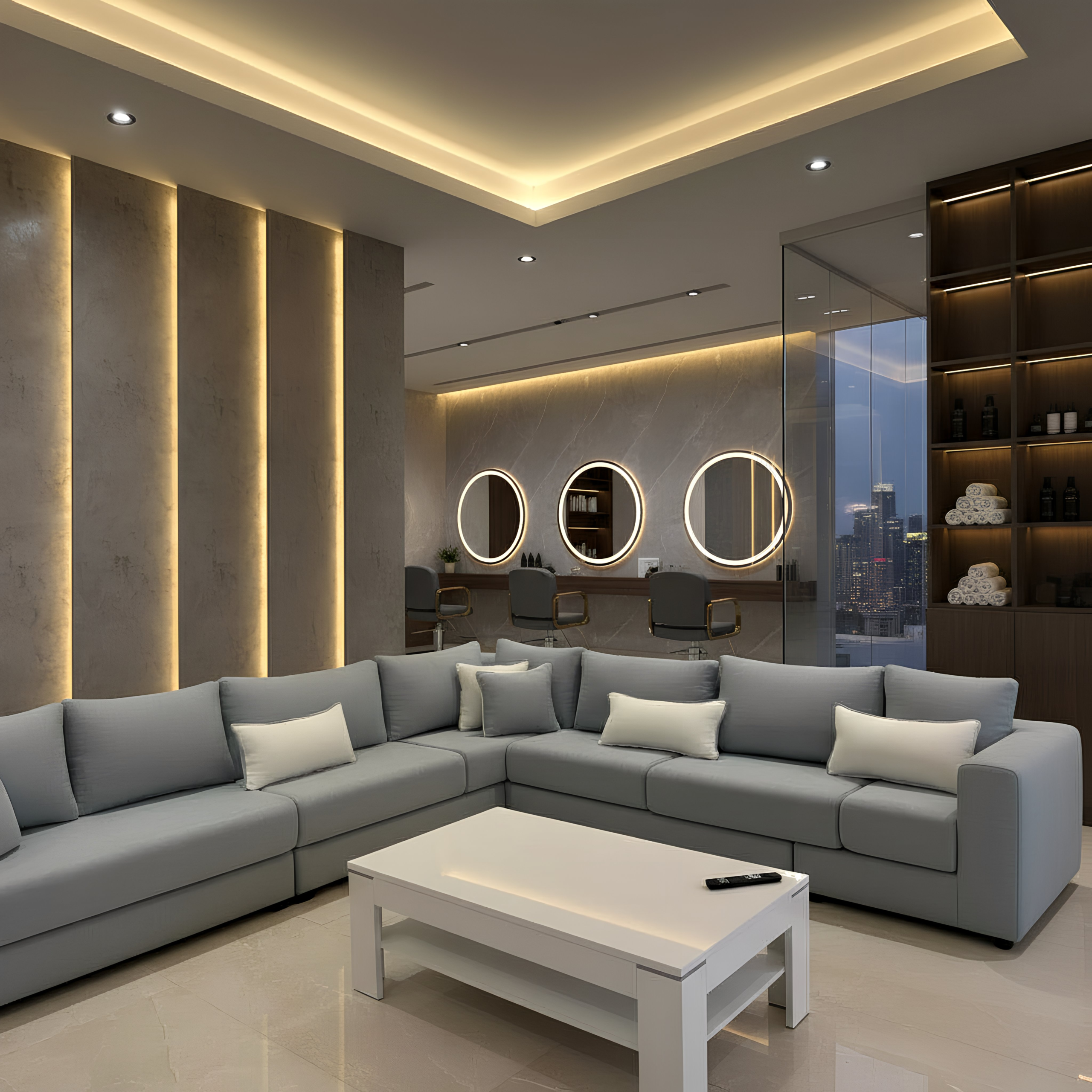 Salon Moderne de Luxe ( À partir de 1500 dirhams le mètre.) – Image 4