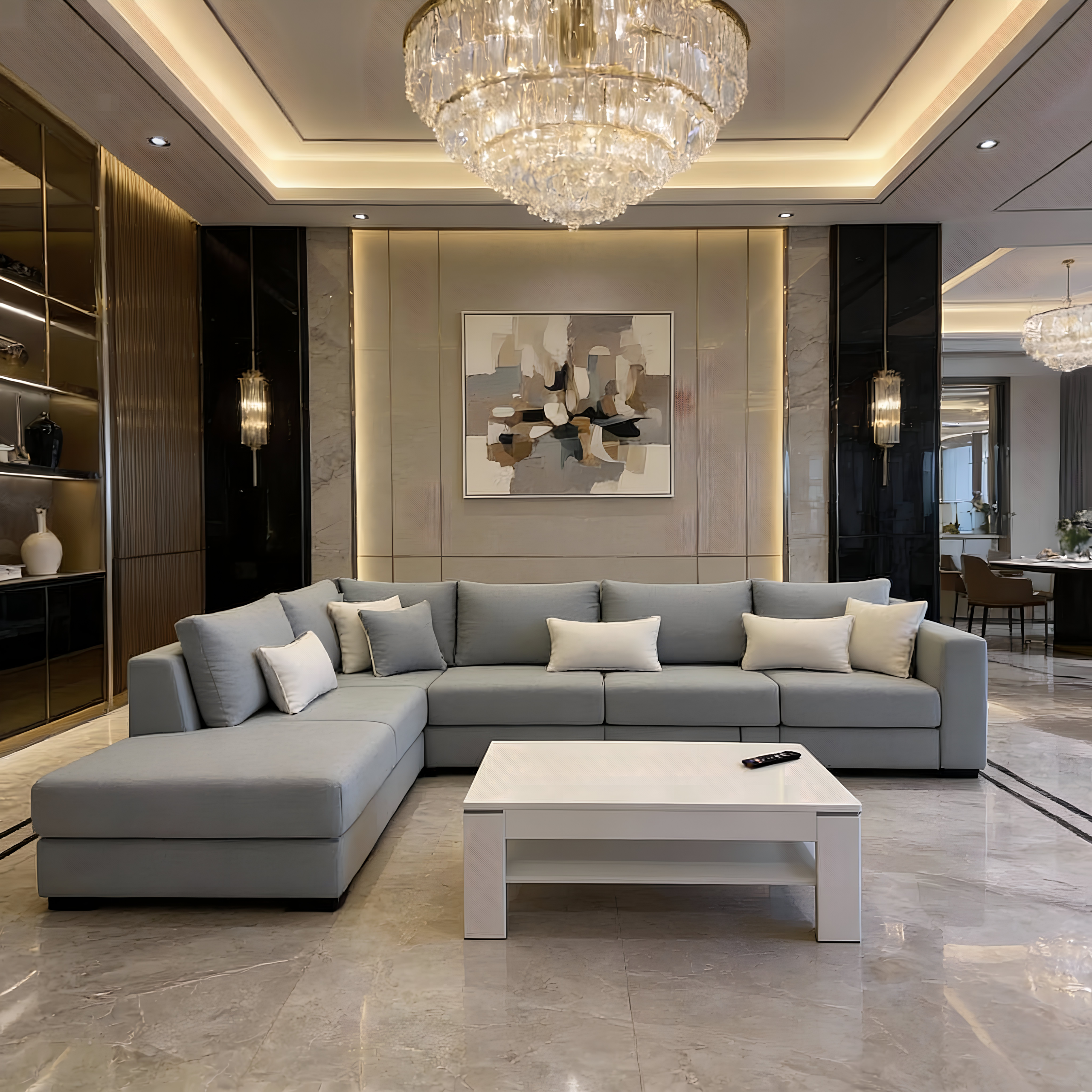 Salon Marocain Modern ( À partir de 1500 dirhams le mètre )