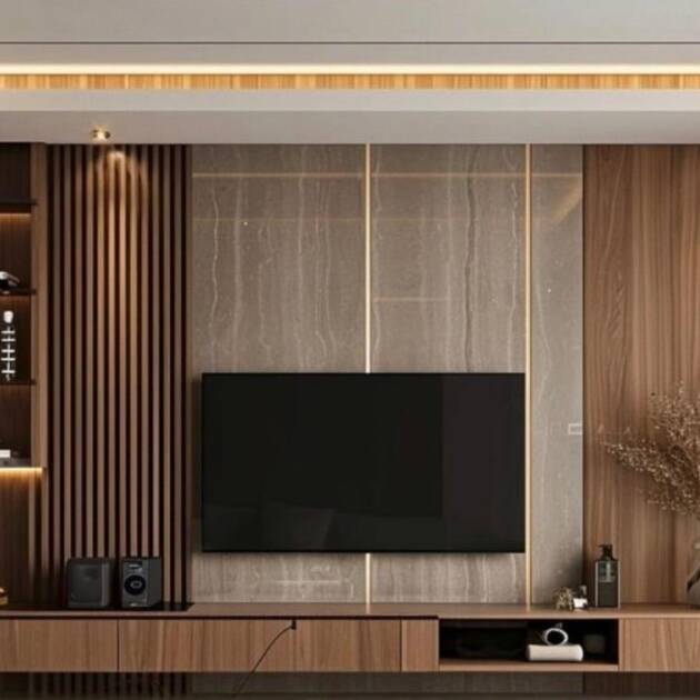 Meuble TV Moderne en MDF